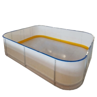 철골과 플라스틱 스케이트장 울타리 HDPE 아이스하키 계기반 보드 킥 플레이트