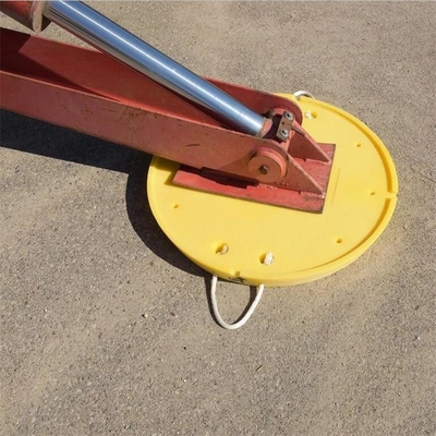오래가는 마모 저항자 라운드 HDPE 플라스틱 트럭 매트 아우트리거 다리 지지체 패드