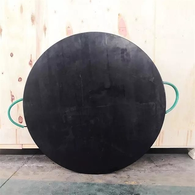 충격 내성 모바일 플라스틱 라운드 모서리 크레인 HDPE 아우트리거 잭 패드