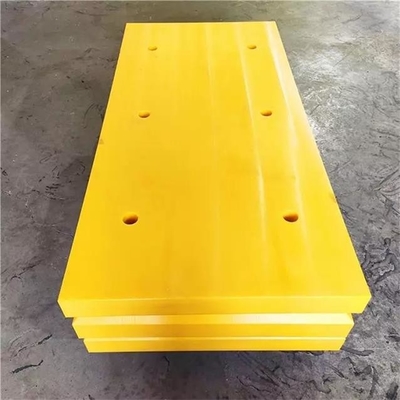 단단한 부두 구조 플라스틱 프런트 패널 UHMWPE 선박 모서리 표면 펜더 패드