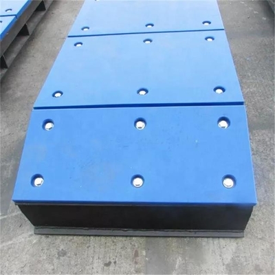 구부러진 공업용 플라스틱 플랫폼 펜더 표면은 UHMWPE 해양 독 범퍼를 패드를 댑니다