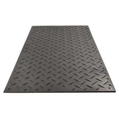 4x8ft 야외 합성 플라스틱 HDPE 길 플레이트 접지보호 매트
