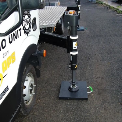 오래가는 모바일 스퀘어 HDPE 플라스틱 크레인 트럭 아우트리거는 크레인을 높애서 거닙니다