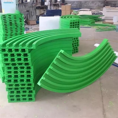 폴리에틸렌 내마모 부분 Ｔ 슬롯 컨베이어 플라스틱 UHMWPE 체인 가이드 트렉 레일