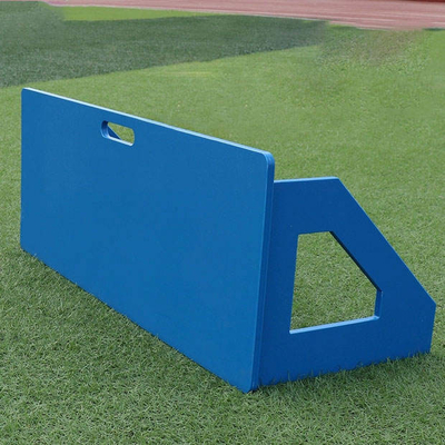 푸른 플라스틱 가지고 다닐 수 있는 트레이닝 탄성 플레이트 HDPE 축구 반발 이사회