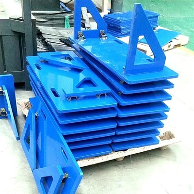 푸른 플라스틱 가지고 다닐 수 있는 트레이닝 탄성 플레이트 HDPE 축구 반발 이사회