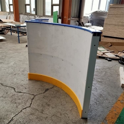 철골과 플라스틱 스케이트장 울타리 HDPE 아이스하키 계기반 보드 킥 플레이트
