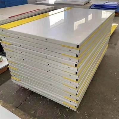 링크 계기반 보드를 촬영하는 4x8 피트 가지고 다닐 수 있는 HDPE 플라스틱 아이스 링크 장애 아이스하키