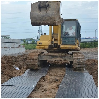 HDPE 접지보호 플라스틱 크레인 트럭 접근 매트 건설 도로 매트