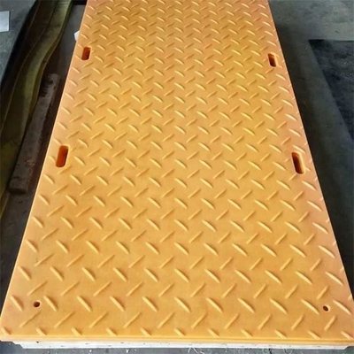 2*8ft HDPE 접지보호 시트 간이 도로 접근은 건설을 위해 엉클어집니다