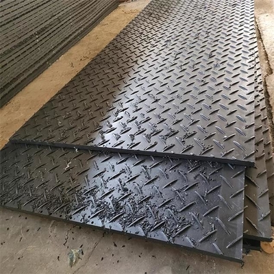 2x4ft 플라스틱 굴삭기를 뿌옇게 하는 HDPE 일시적 보도는 장비 돗자리 이사회를 매트를 깝니다