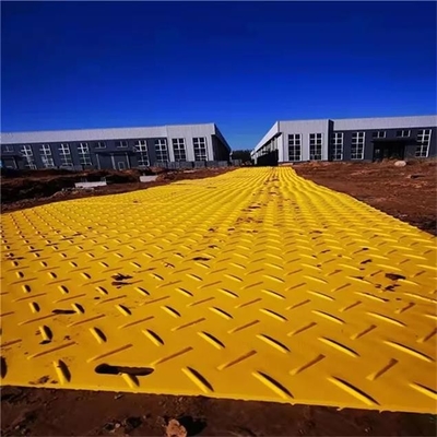 반대 영향 과중한 업무 머드 지상 HDPE 플라스틱 일시적 보행자 바닥 매트