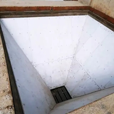강철사일로 곡물 저장기 복공판을 위한 하얀 마모 저항자 UHMWPE 라이너 시트