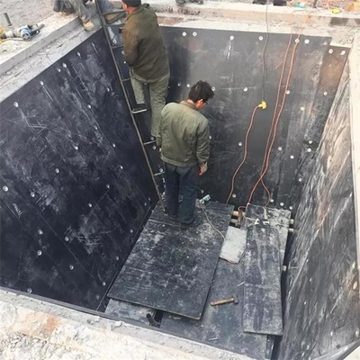 검은 화력 발전소 분쇄된 UHMWPE 석탄조 폴리머 복공판