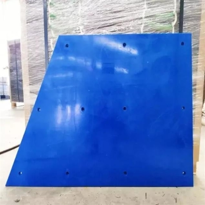 셀프 윤활 특성 푸른 UHMWPE 플라스틱 저장고는 벙커 라이너 시트를 숯으로 만듭니다