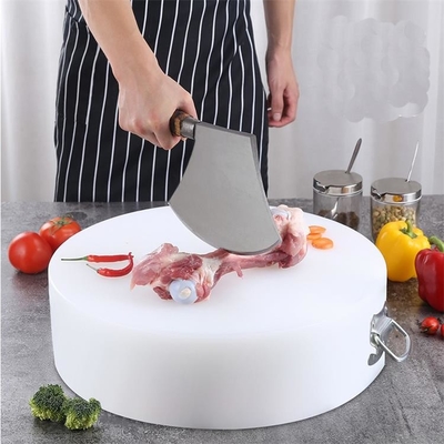 핸들과 부엌 Eco 우호적 고기류 라운드 폴리에틸렌 플라스틱 도마판