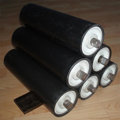 벨트 컨베이어 롤러를 채굴하기 위한 푸른 UHMWPE 벨트 컨베이어 롤러 게으름뱅이