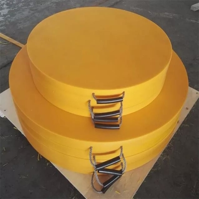 오래가는 마모 저항자 라운드 HDPE 플라스틱 트럭 매트 아우트리거 다리 지지체 패드