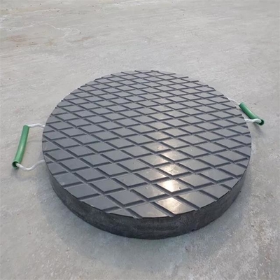 가지고 다닐 수 있는 일시적 HDPE 라운드 아우트리거는 모바일 트럭 플라스틱 발 패드를 패드를 댑니다