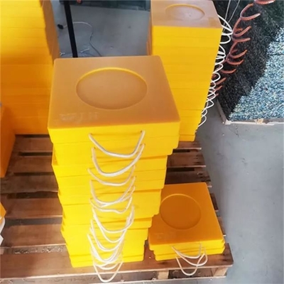 HDPE 혼합 크레인 족지지구조체는 아우트리거 안정기 패드 잭 발 패드를 매트를 깝니다