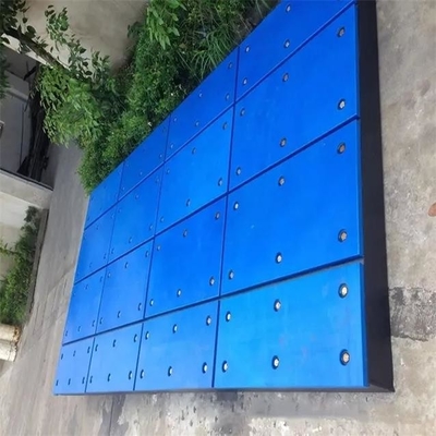 푸른 반대 충돌 플라스틱 보트 해양 설비 표면 패드 UHMWPE 부두 버퍼 패드