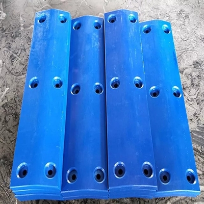 구부러진 공업용 플라스틱 플랫폼 펜더 표면은 UHMWPE 해양 독 범퍼를 패드를 댑니다