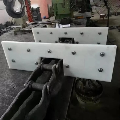 폴리에틸렌 제작 컨베이어 비행 노 하얀 UHMWPE 기계 가공품