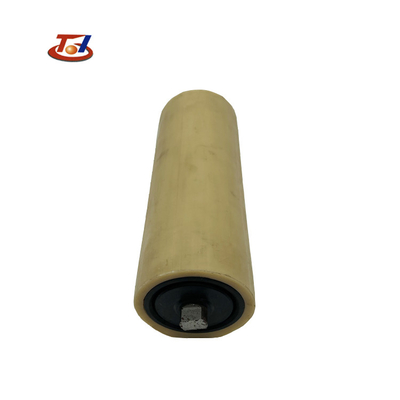 고성능 검은 UHMWPE 플라스틱 케어링 컨베이어는 유동 롤러를 반환합니다