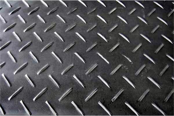 Hdpe Uhmwpe 12.7mm 플라스틱 지상 보호 매트 일시적인 도로에 대한 잎