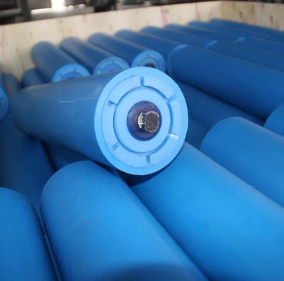 초고 분자 폴리머 HDPE 컨베이어 롤러 다이아 76mm