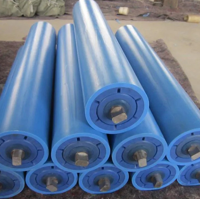 초고 분자 폴리머 HDPE 컨베이어 롤러 다이아 76mm